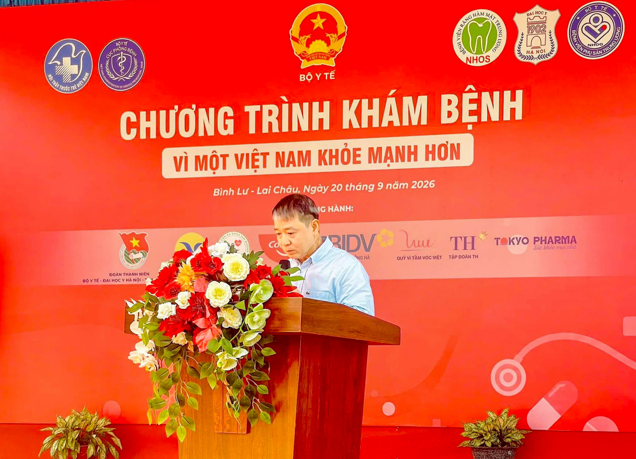 PGS.TS Lê Ngọc Tuyến, Phó giám đốc Bệnh viện phát biểu